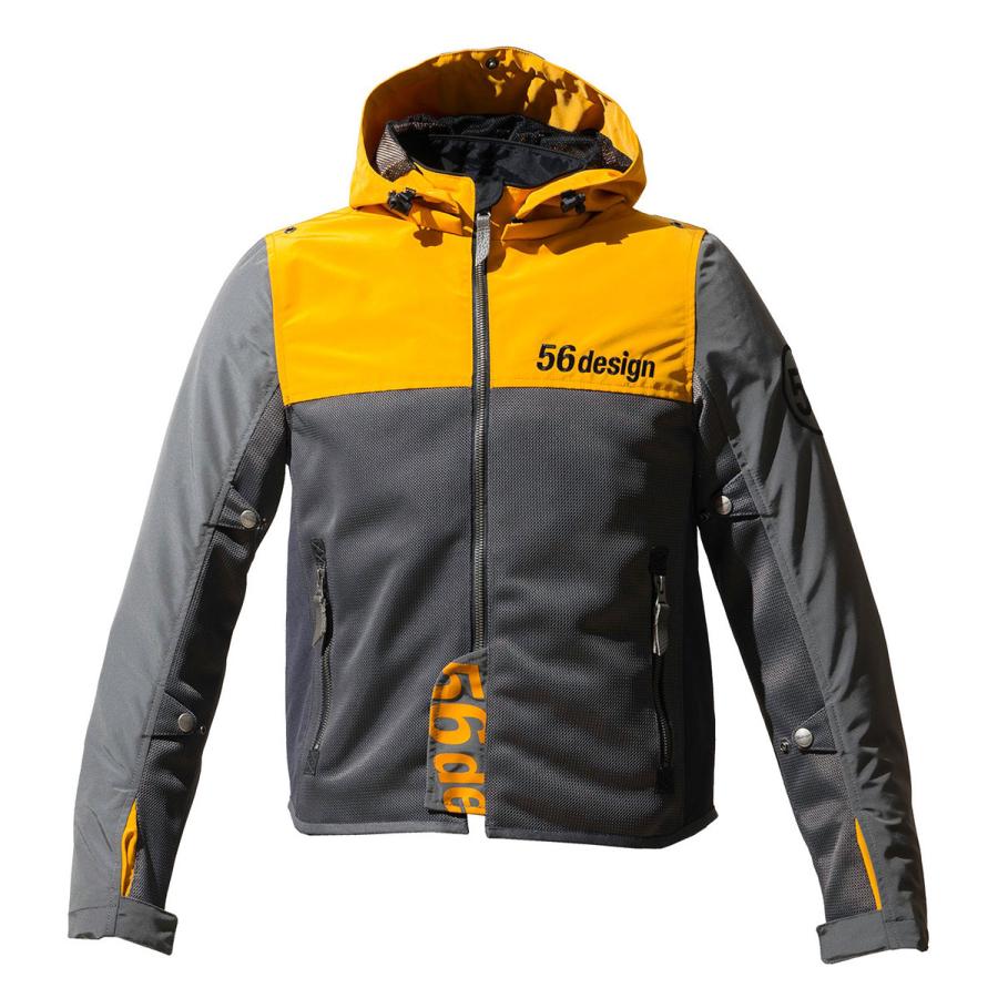 56デザイン メッシュジャケット ハーフ メッシュ パーカー エヴォ 2