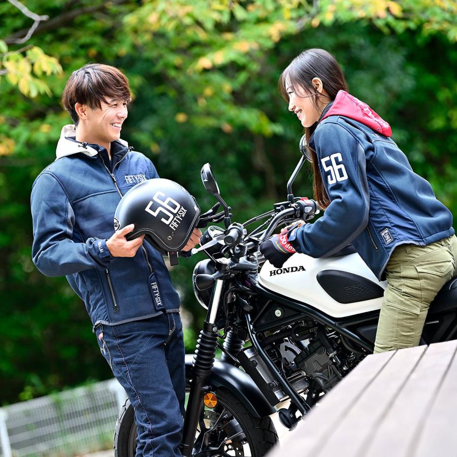 56デザイン ジャケット カラー フーディー メッシュ 24 バイク ウェア