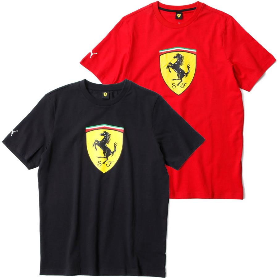Ferrari（フェラーリ） Tシャツ スクーデリア ラージ シールド Tシャツ