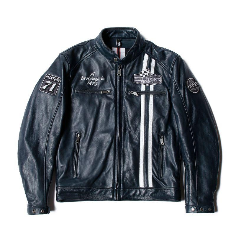 ヘルストン レザージャケット インディ レザー ジャケット バイク