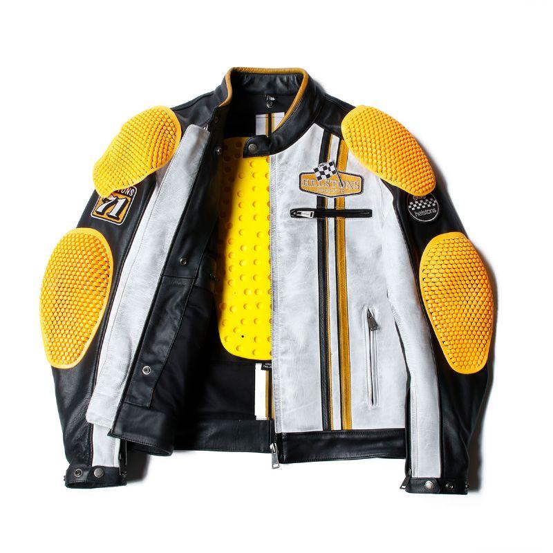 ヘルストン レザージャケット インディ レザー ジャケット バイク