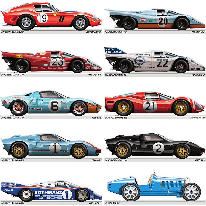 ルマン 24 アルミプレート Aluminum plates 車 雑貨 Le Mans 24h