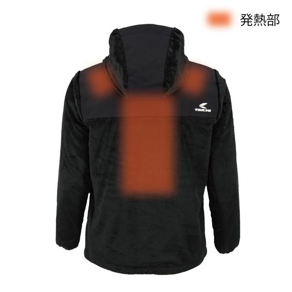 TAICHI RSタイチ RSU638 e-HEAT フリース インナーパーカ 電熱 ヒート