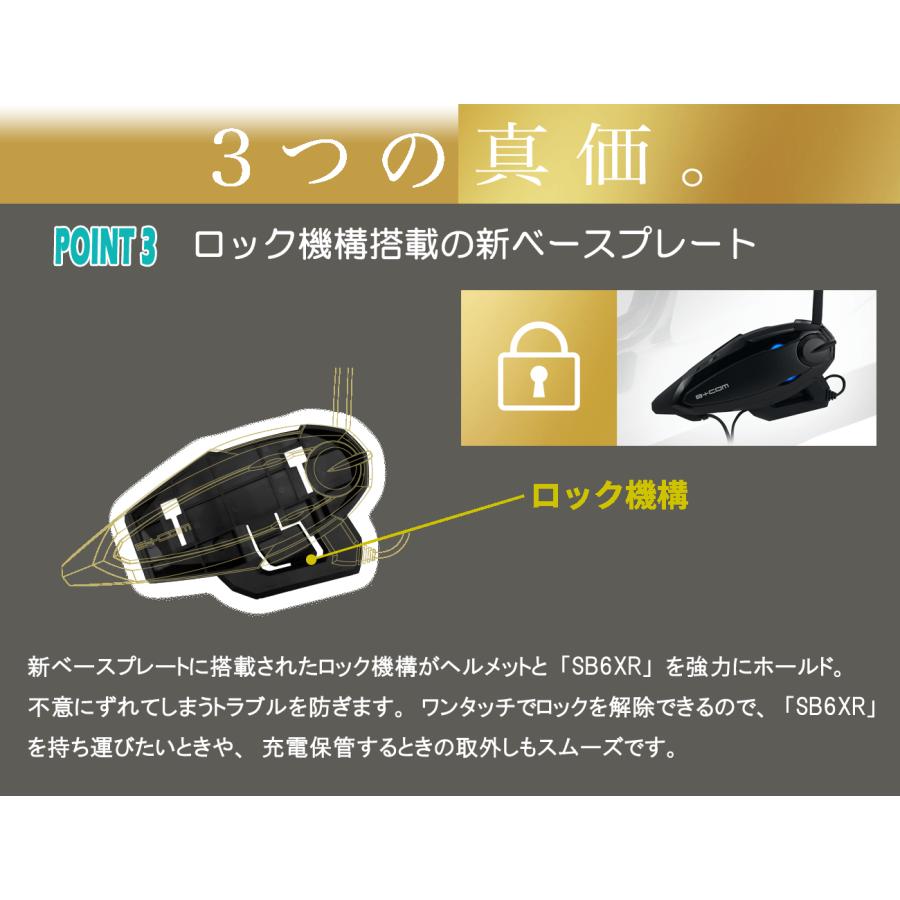 B＋COM（ビーコム） SYGN HOUSE サインハウス SB6XR Bluetooth