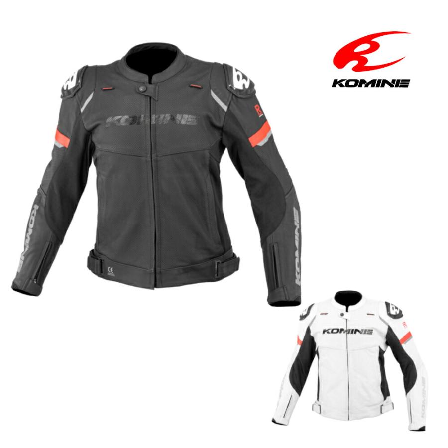 コミネ（Komine） バイク用 春夏 牛革 パンチング CEプロテクター 2