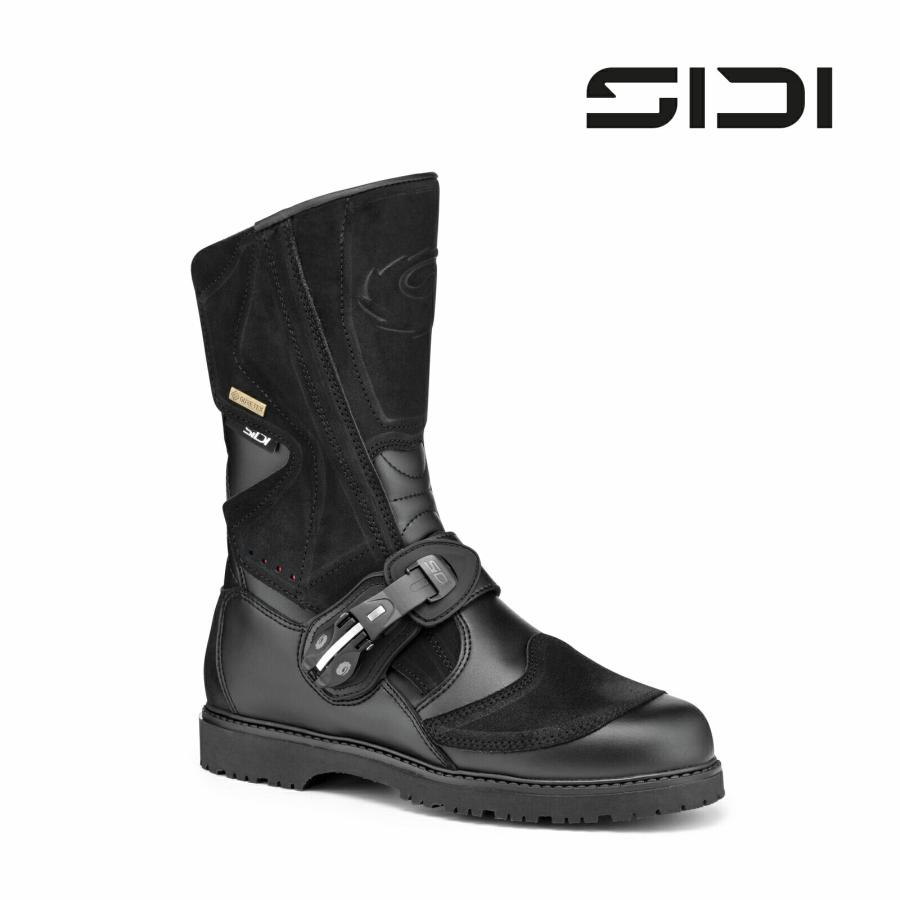 SIDI バイク用ブーツ 黒/グレー 27センチ 使用2回 SIDI バイク用ブーツ