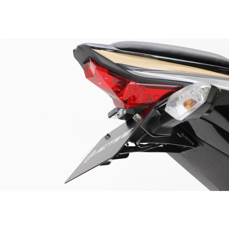 ACTIVE (アクティブ) バイク用 フェンダーレスキット ブラック 新LED