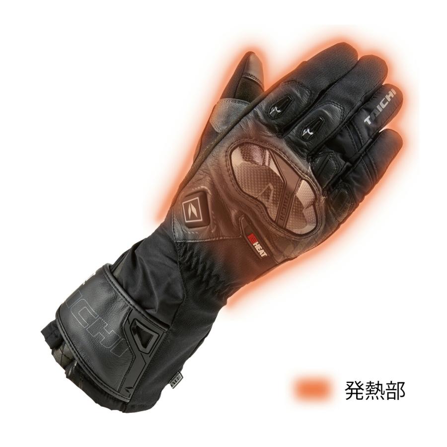TAICHI RSタイチ RS TAICHI バイク用 防寒 電熱グローブ バッテリー