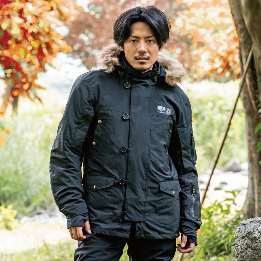 ラフ＆ロード ROUGH&ROAD バイク用 秋冬春 3シーズンジャケット N-3BR