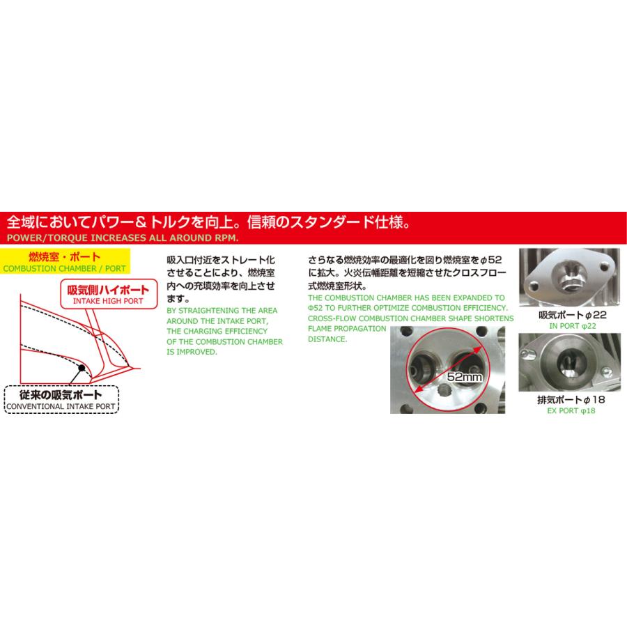 KITACO（キタコ） モンキー・ゴリラ 124cc NEW STD ボアアップKIT 215