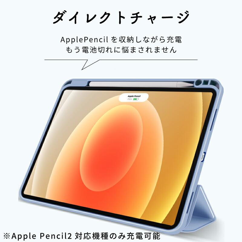 ガラスフィルム付 ペンシル収納 iPad Air5 ケース 2022 Air4 10.9