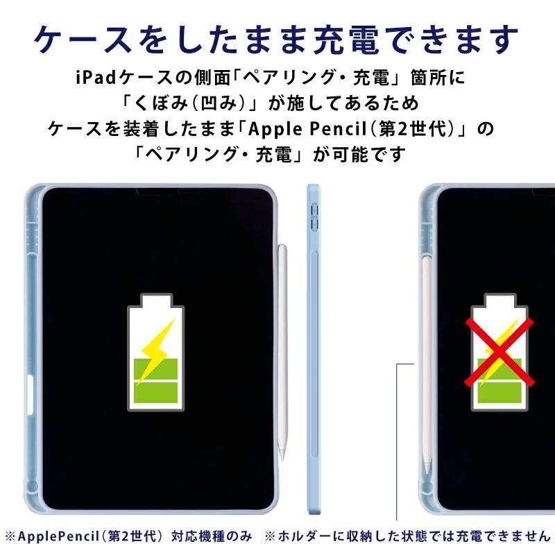 ペンシル収納 背面クリア 11インチ iPad Air M3 M2 A16 第10世代 10.9