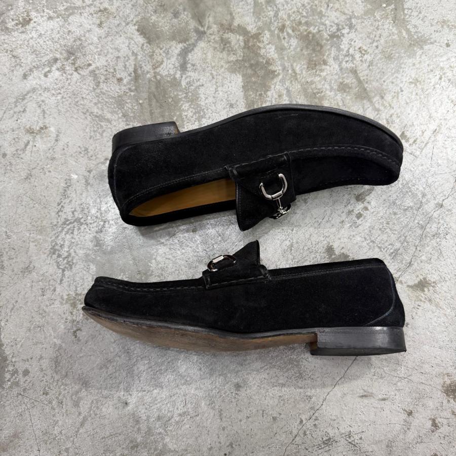 GUCCI（グッチ） ホースビット ローファー スエード レザー モカシン