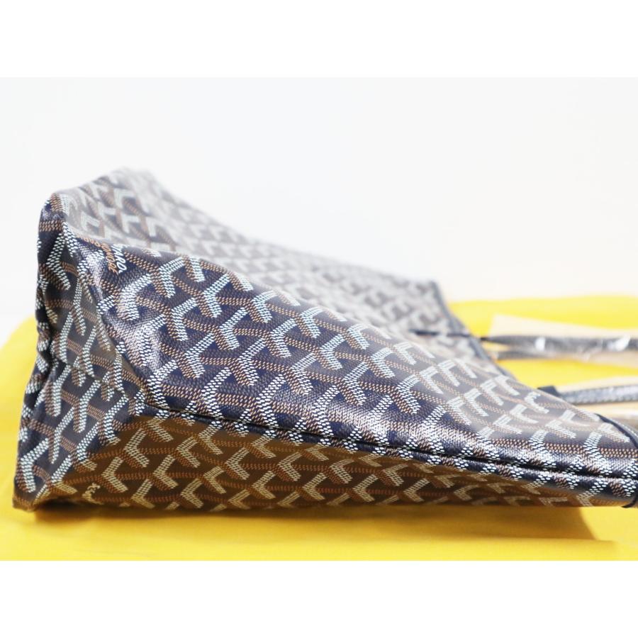 GOYARD（ゴヤール） サンルイ PM ネイビーブルー ポーチ付き トート