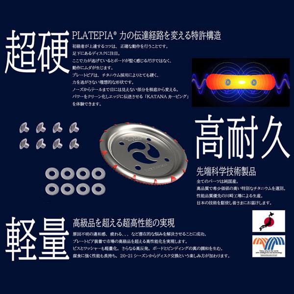 爆買 スノーボード ビンディングディスク PLATEPIA プレートピア