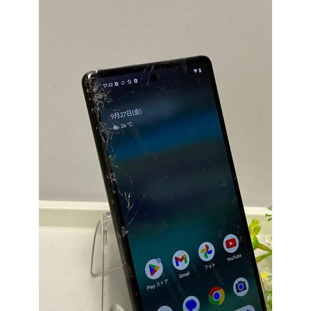 Google Pixel 訳あり☆ 6a [Sage] 128GB au スマホ本体 送料無料 ※液晶