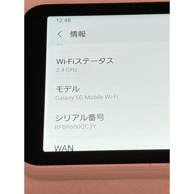 Galaxy Samsung 5G Mobile Wi-Fi SCR01 au SIMフリー 5G対応 モバイル