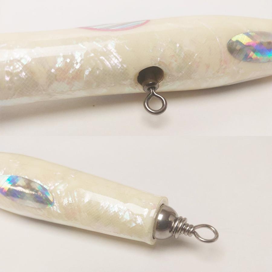 即納 新品 未使用 貝田ルアー トランペット 170 ブルーアワビ トップ