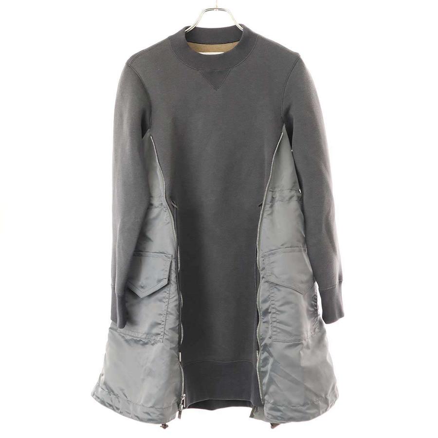 sacai（サカイ） Pre Sponge Sweat X Ma-1 Dress デザインドレス