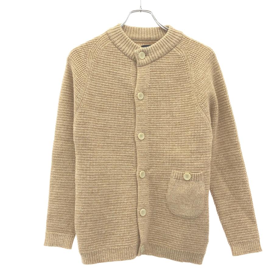 maillot（マイヨ） エルボーパッチワッフルニットカーディガン MAK