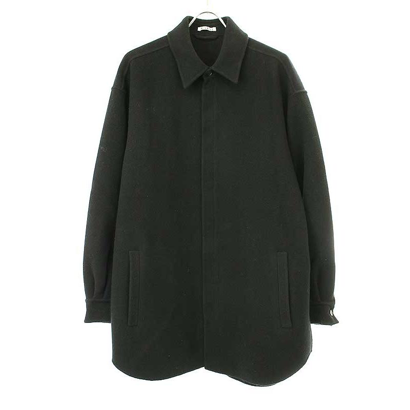 AURALEE オーラリー 23AW DOUBLE CLOTH PILE MOSSSER HAND SEWN SHIRTS