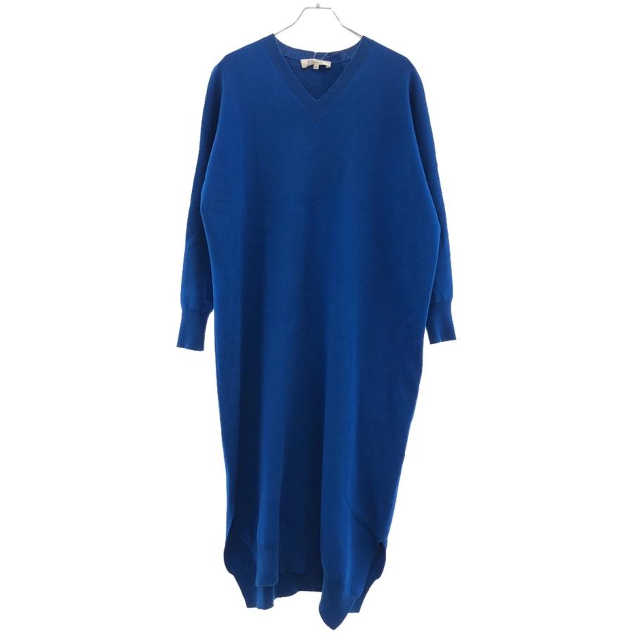 ENFOLD（エンフォルド） ミラノリブ アシンメトリードレス ニット