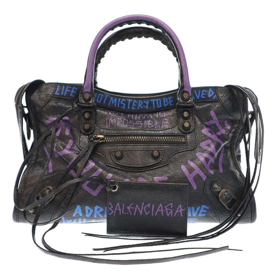 BALENCIAGA（バレンシアガ） グラフィティ クラシック シティ S レザー