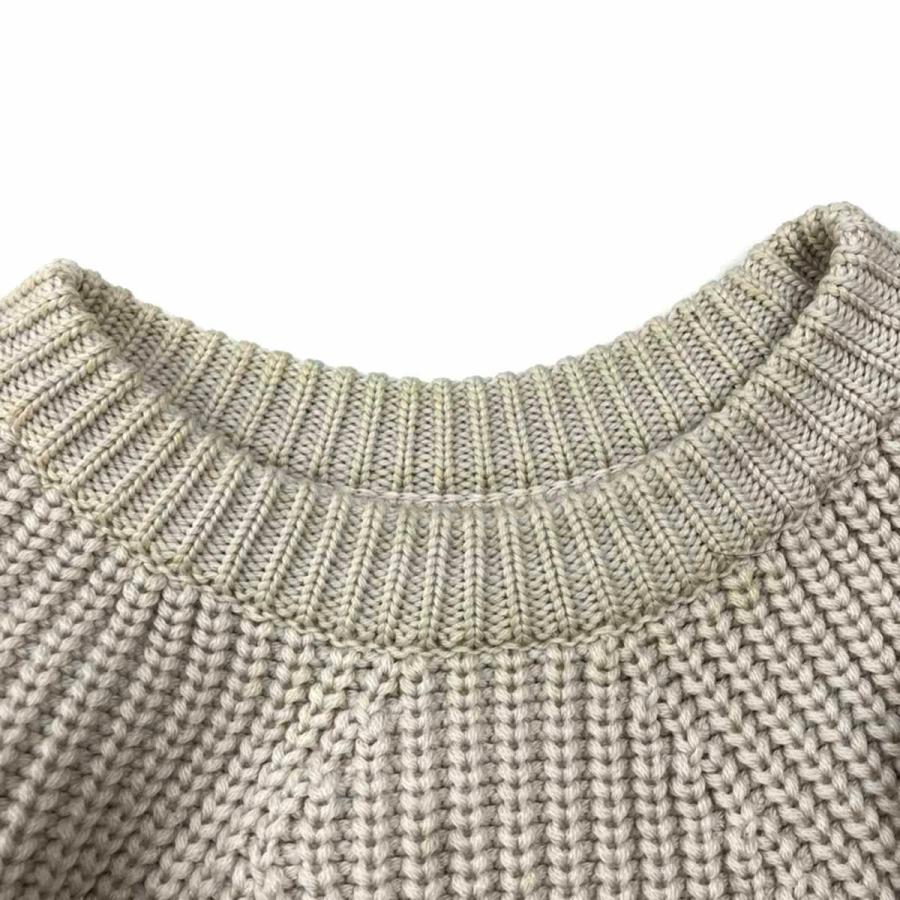 BATONER（バトナー） SIGNATURE CREW NECK シグネイチャーニット