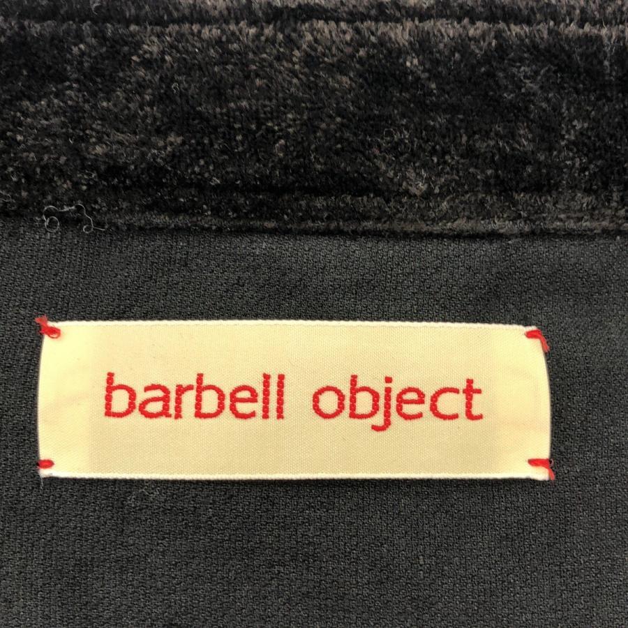 barbell object バーベル オブジェクト 24SS JOHN別注 velveteen zip