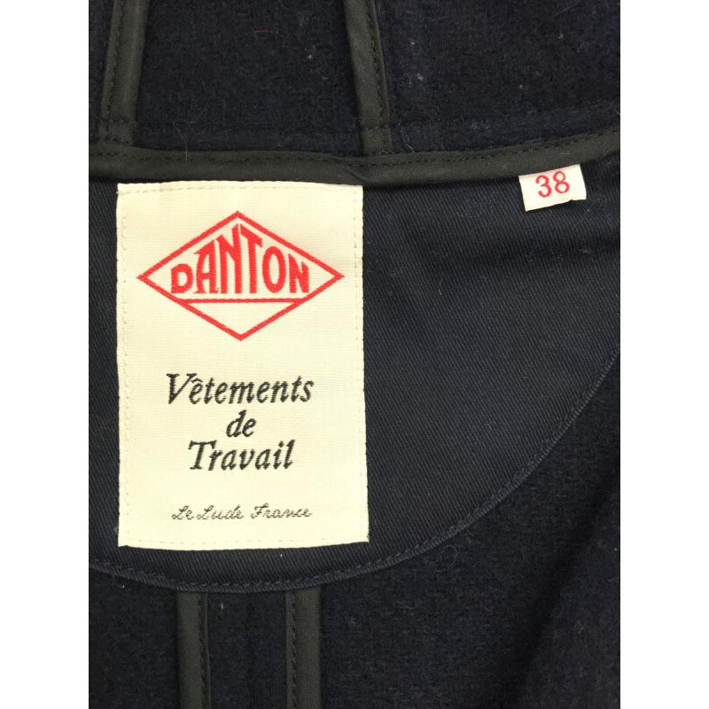 Danton（ダントン） ウールモッサシングルフードコート ネイビー 38
