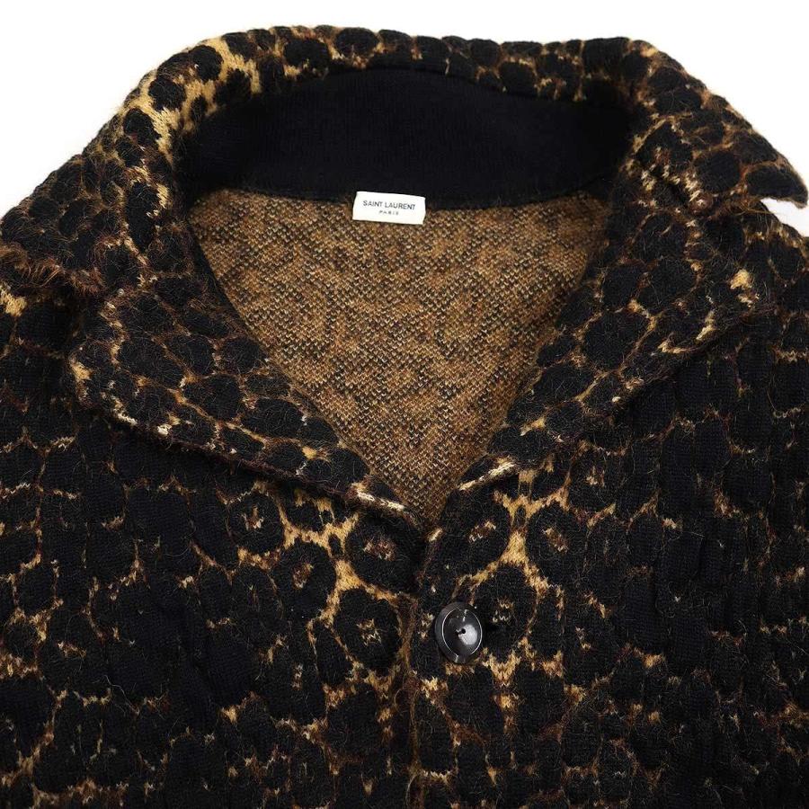 SAINT LAURENT PARIS サンローラン パリ 20AW ウールモヘアレオパード