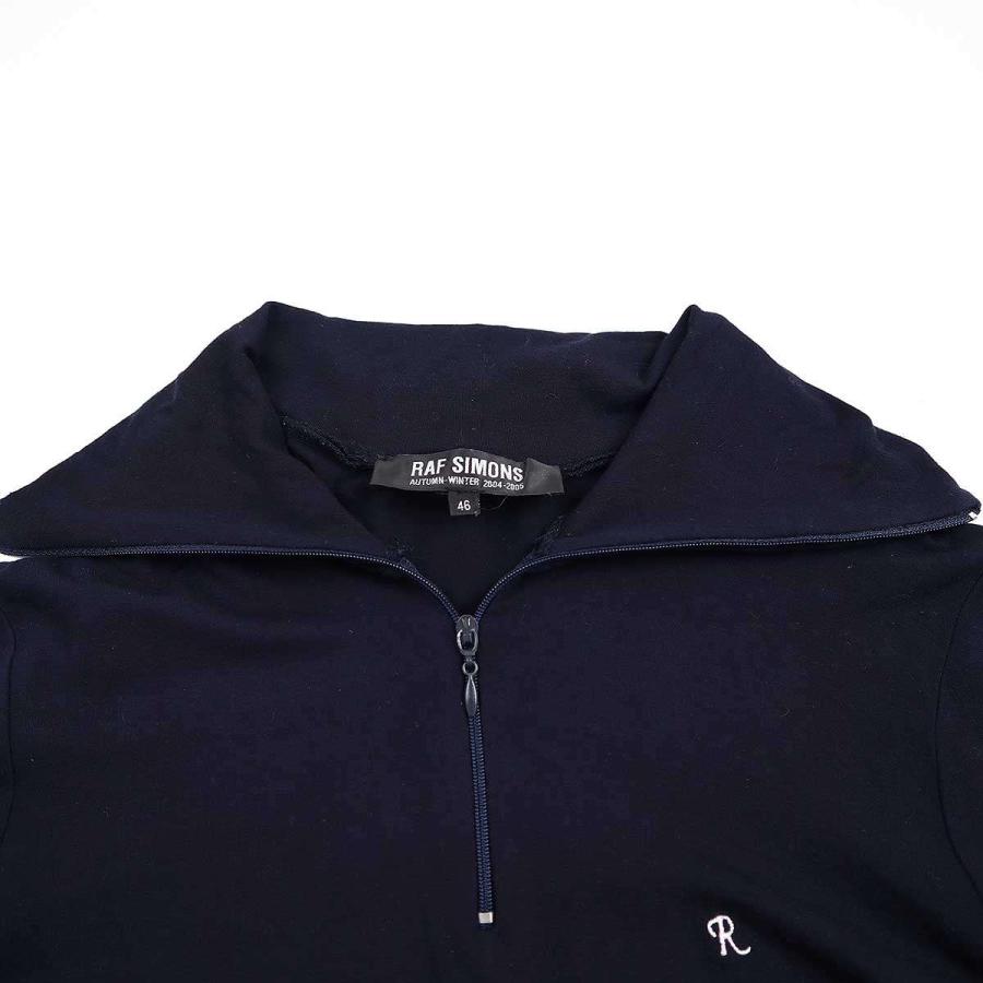 RAF SIMONS（ラフ シモンズ） 2004AW R刺繍 ハーフジップジャージー