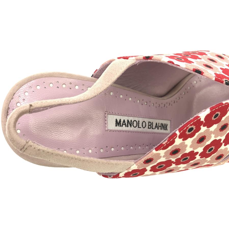 MANOLO BLAHNIK（マノロブラニク） SURRIESAN フラワーカットアウト