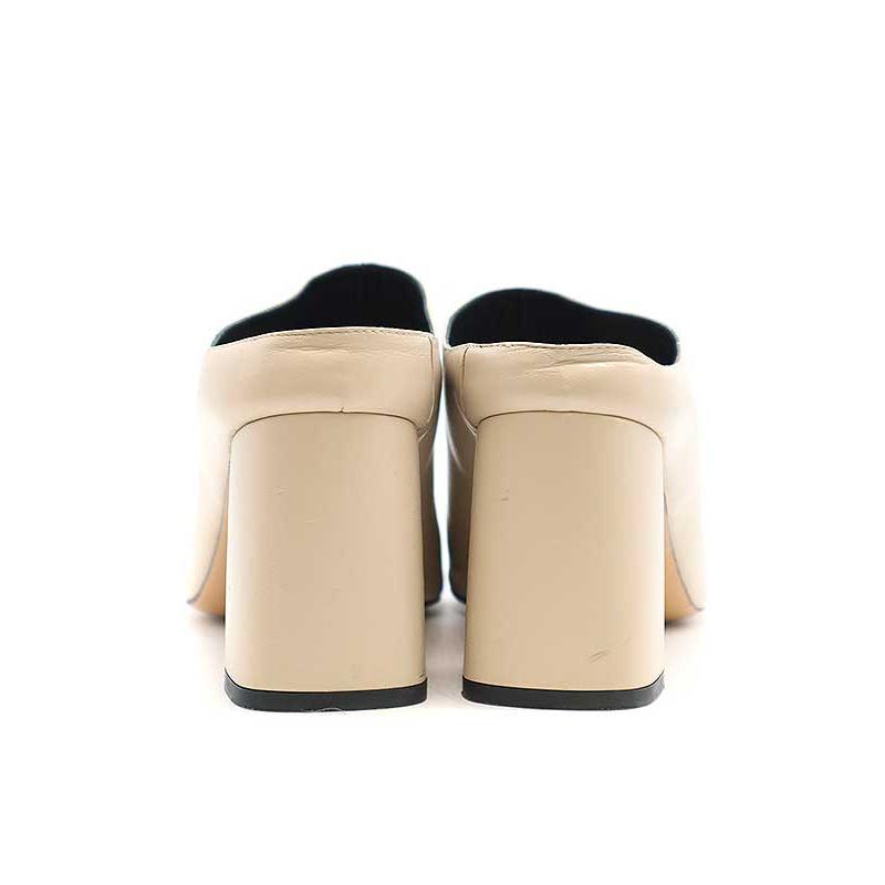 INSCRIRE（アンスクリア） 22SS カーフレザーミュールサンダル