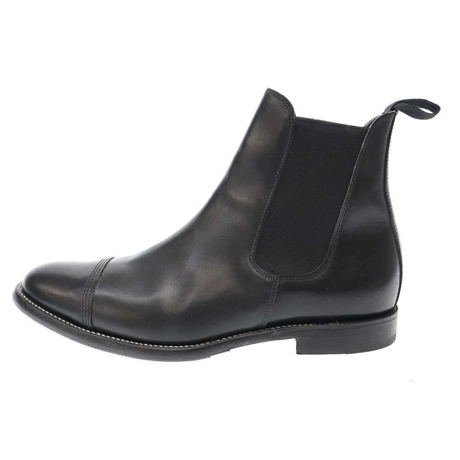 COMOLI×Sanders コモリ サンダース サイドゴアレザーブーツ ブラック 8