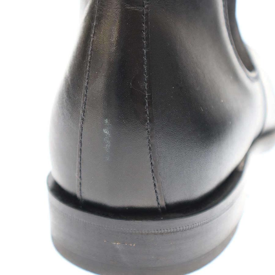 COMOLI×Sanders コモリ サンダース サイドゴアレザーブーツ ブラック 8