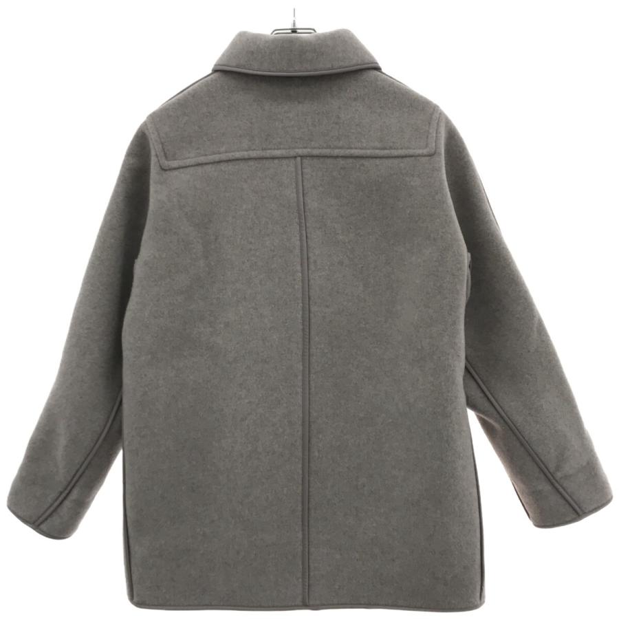 theory（セオリー） 23AW Wool Double トリミングウールコート グレー
