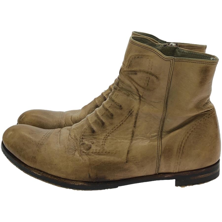 MIHARAYASUHIRO ミハラヤスヒロ 炙り出しデザイン サイドジップレザー