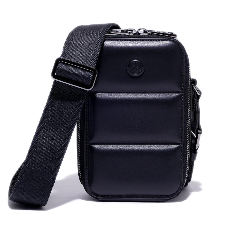 MONCLER（モンクレール） 本革クロスボディバッグ 5L00002 999ブラック