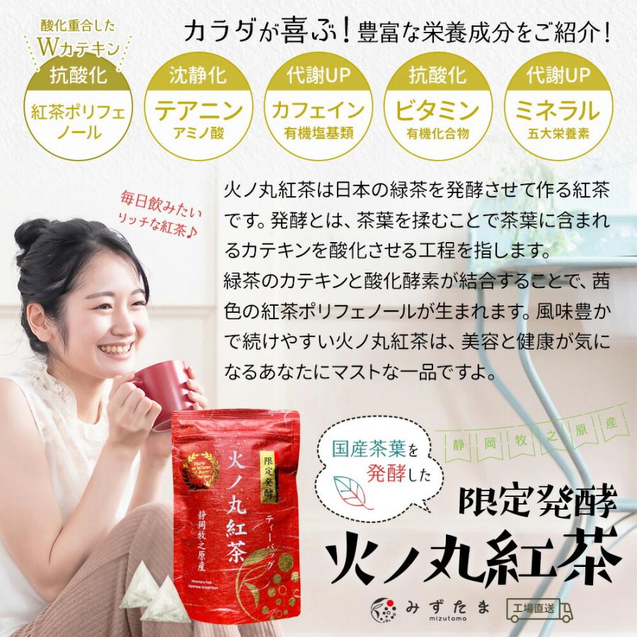 みずたま農園製茶場 紅茶 水出し 和紅茶 ティーバッグ 3g×20個 国産