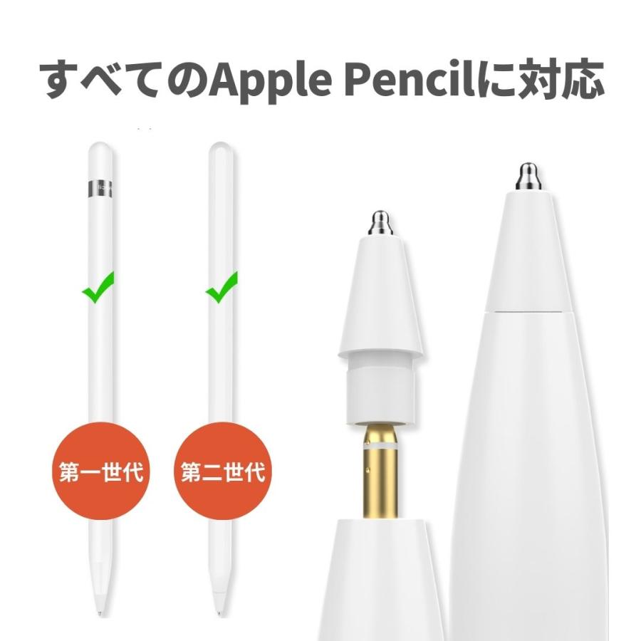 AHAStyle Apple Pencil 金属 ペン先 2個セット 極細 アップルペンシル