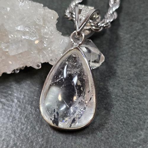 スティブナイトインクォーツ ペンダント スティブナイトインクォーツ