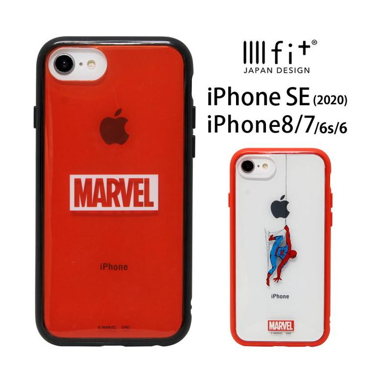 iPhone se ケース 第2世代 MARVEL IIIIfit clear SE2 iPhone8 iPhone7