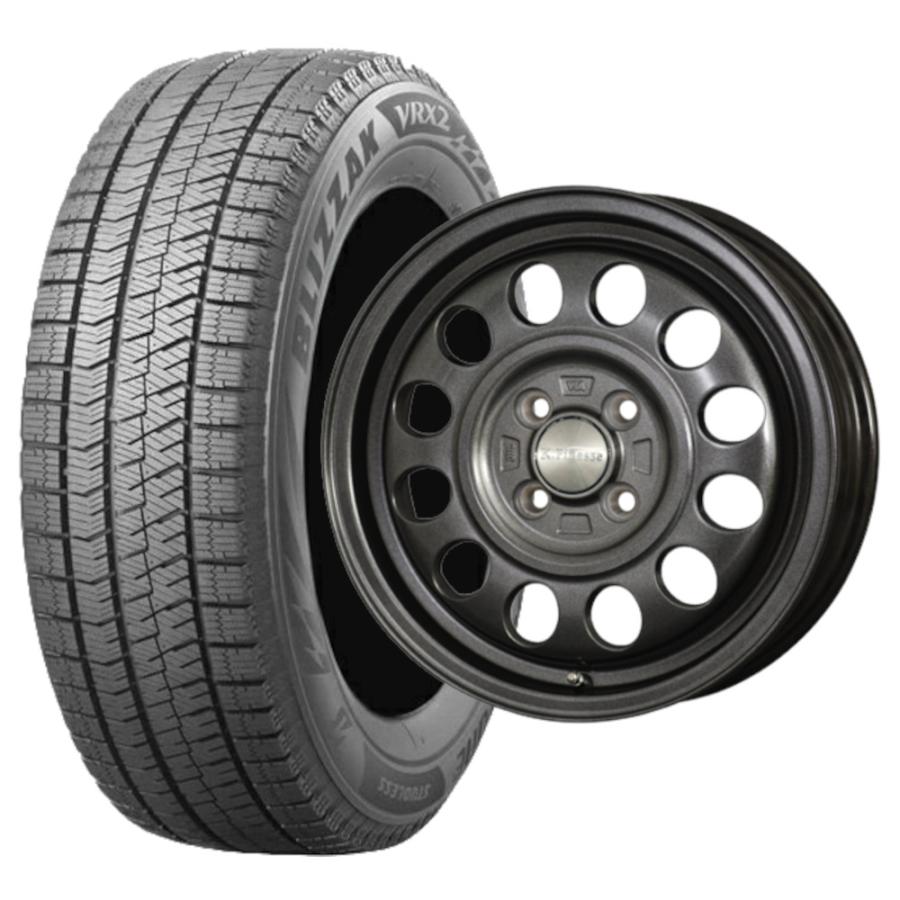 ブリザック VRX ブリヂストン VRX2 155/65R14 アルミホイールセット 4
