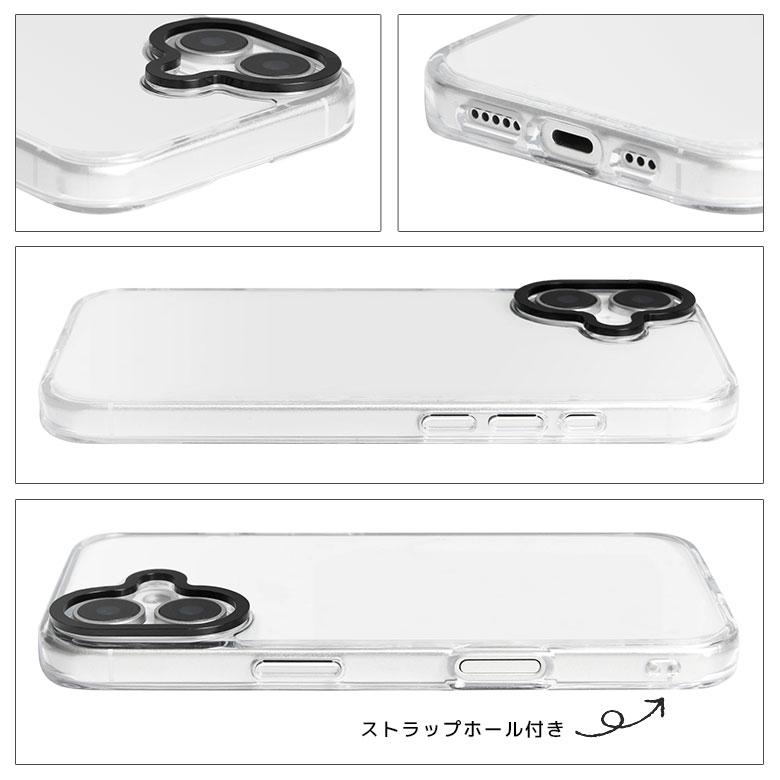 iPhone17 ケース ちいかわ Camera Frame クリアケース ソフトカバー