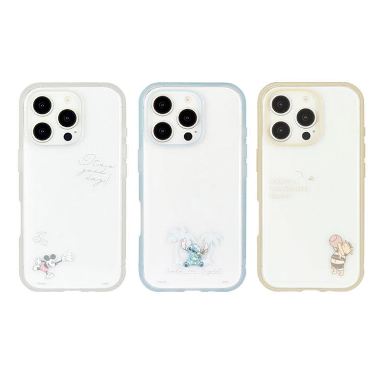 iphone16pro ケース クリア ディズニーキャラクター IIIIfit Clear