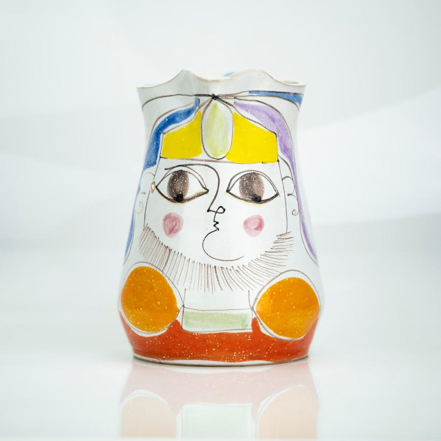 デシモーネ De Simone シチリア陶器 ハンドペイント ピッチャー