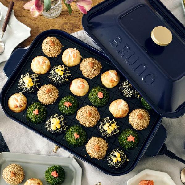 BRUNO（ブルーノ） ホットプレート 本体＋4種プレート 【レシピ＋