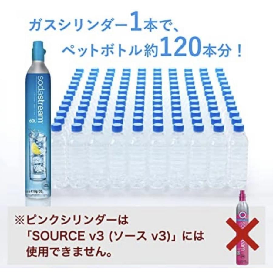 ソーダストリーム SOURCE v3 (ソース v3) soda stream ホワイト 白