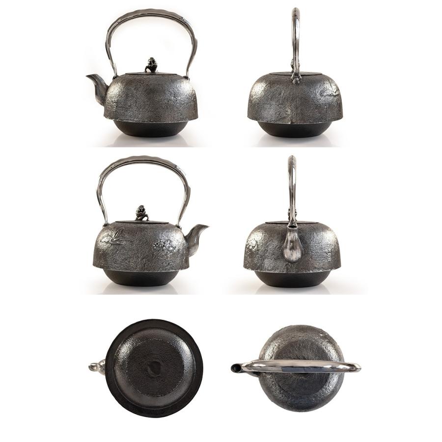 日本製 南部鉄器 南部鉄瓶 砂鉄鉄瓶 水沢鋳物 砂鉄 平南部 鶴亀